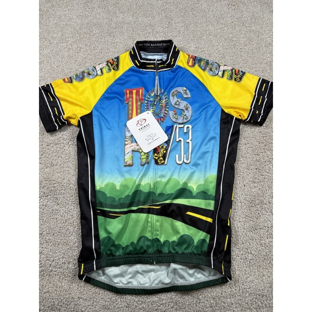 Primal Wear TOSRV 53 Cycling Jersey Mens Small Sport Tour Scioto River Valley
